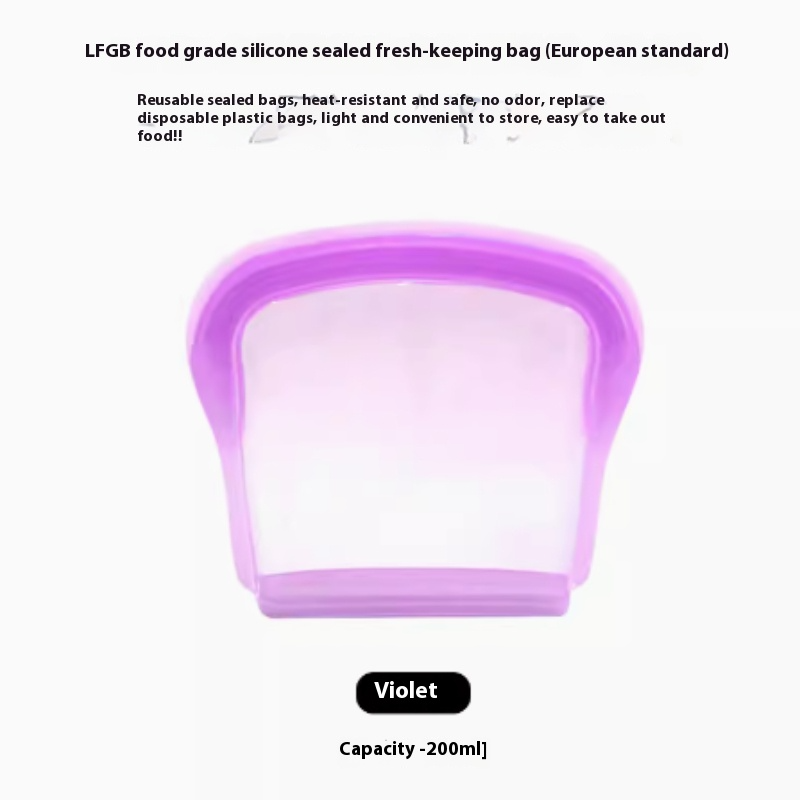 FreshSeal™ Reusable Silicone Food Storage Bags