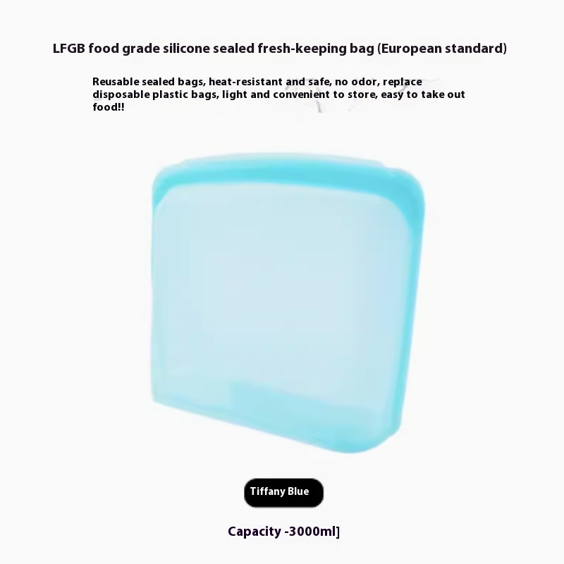 FreshSeal™ Reusable Silicone Food Storage Bags