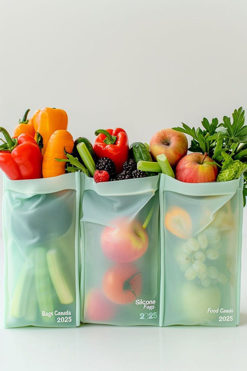 FreshSeal™ Reusable Silicone Food Storage Bags